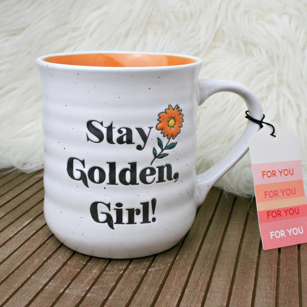 Stay Golden Girl Ceramic Coffee Tea Mug NWT
